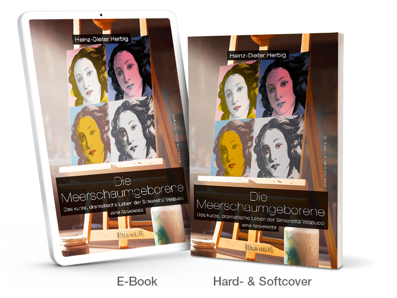 E-Book, Harcover und Taschenbuch „Die Meerschaumgeborene“